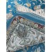Иранский ковер QUM Silk 10003 Голубой - фото №4